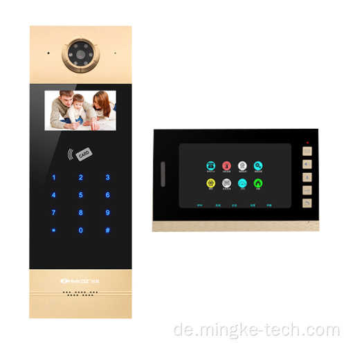 Multi -Apartment -Intercom -System Wireless WiFi -Ring -Türklingel